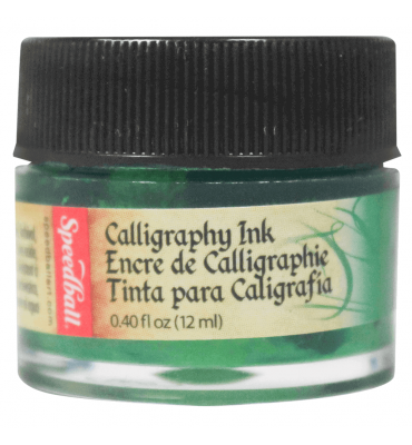 Tinta Para Caligrafia Speedball 12ml Verde Esmeralda 3103