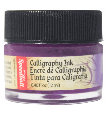 Tinta Para Caligrafia Speedball 12ml Violeta Intenso 3108