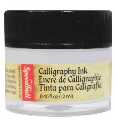 Tinta Para Caligrafia Speedball 12ml Branco 3110