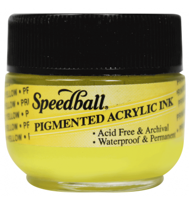 Tinta Para Caligrafia Speedball 12ml Amarelo Primário 3111