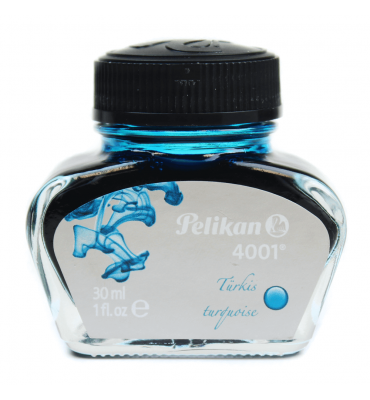 Tinta Para Caneta Tinteiro 4001 Pelikan 30ml Azul Turquesa