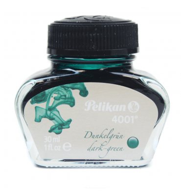 Tinta Para Caneta Tinteiro 4001 Pelikan 30ml Verde Escuro