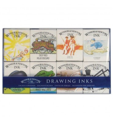 Tinta Para Desenho Winsor & Newton William Collect C/8 Cores