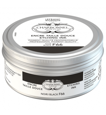 Tinta Gravura em Metal Charbonnel F66 Black 200ml