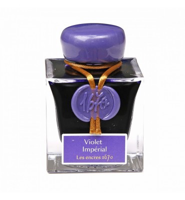 Tinta Para Caneta Tinteiro Herbin 1670 50ml Violet Imperial