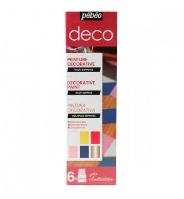 Tinta Initia Deco Pebeo 6 Unidades