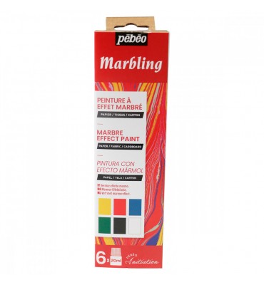Tinta Initia Marbling Pebeo 6 Unidades