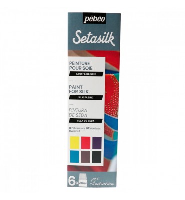 Tinta Initia Setasilk Pebeo 6 Unidades