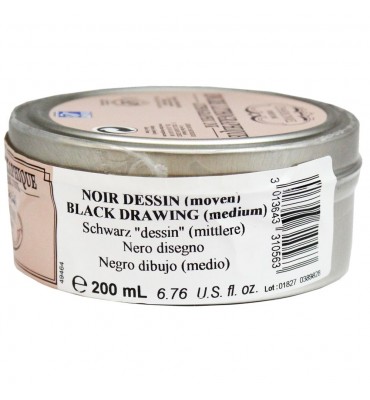 Tinta Para Litogravura Charbonnel Black Drawing 200ml