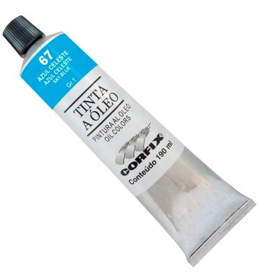 Tinta a Óleo Corfix 190ml 067 Azul Celeste G1 