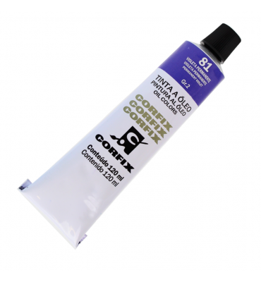 Tinta a Óleo Corfix 120ml 81 Violeta Permanente