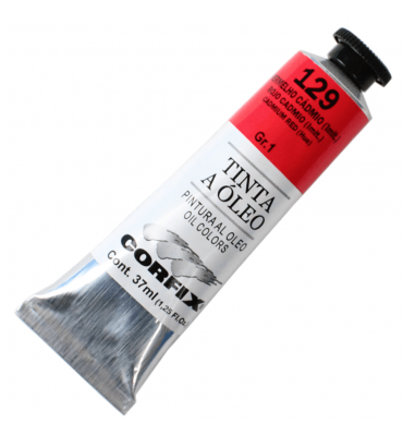 Tinta a Óleo Corfix 37ml 129 Vermelho Cádmio G1