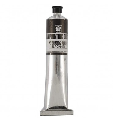  Tinta Óleo de Xilogravura 100ml Sakura Preta