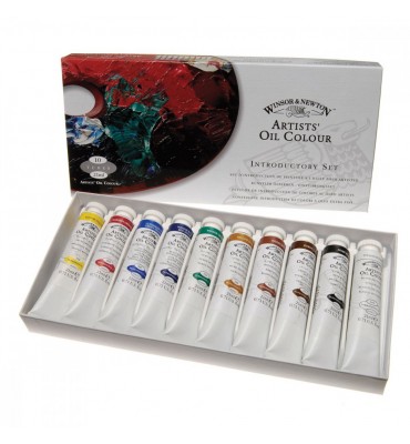 Estojo de Tinta Óleo Winsor & Newton Profissional c/ 10 cores 
