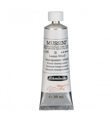 Tinta Óleo Schmincke Mussini 35ml S5 105 Transparent White