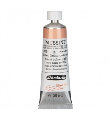Tinta Óleo Schmincke Mussini 35ml S3 206 Burnt Ochre Light