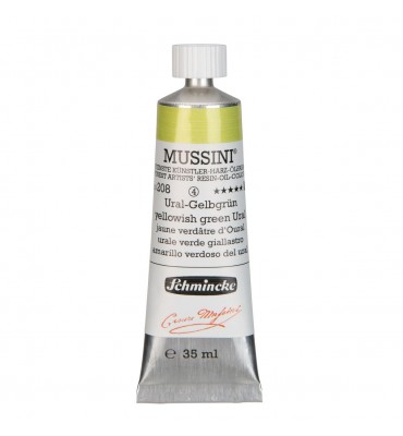 Tinta Óleo Schmincke Mussini 35ml S4 208 Yellowish Green Ural