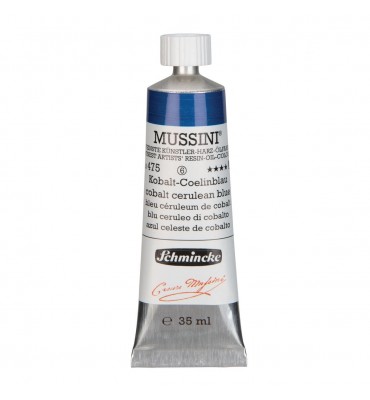 Tinta Óleo Schmincke Mussini 35ml S6 475 Cobalt Cerulean Blue