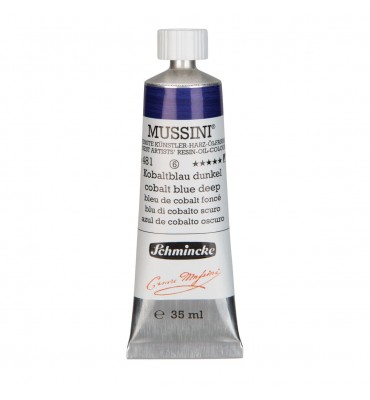 Tinta Óleo Schmincke Mussini 35ml S6 481 Cobalt Blue Deep