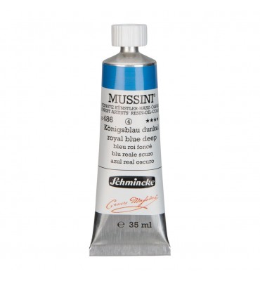 Tinta Óleo Schmincke Mussini 35ml S4 486 Royal Blue Deep