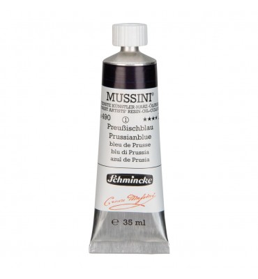 Tinta Óleo Schmincke Mussini 35ml S1 490 Prussian Blue