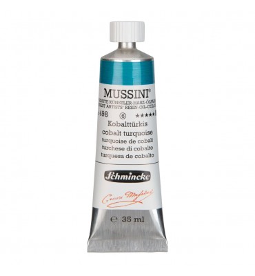 Tinta Óleo Schmincke Mussini 35ml S6 498 Cobalt Turquoise