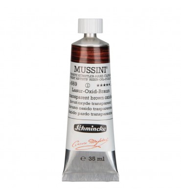 Tinta Óleo Schmincke Mussini 35ml S1 669 Transparent Brown Oxide
