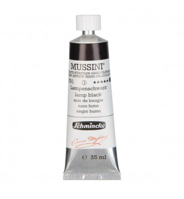 Tinta Óleo Schmincke Mussini 35ml S1 781 Lamp Black