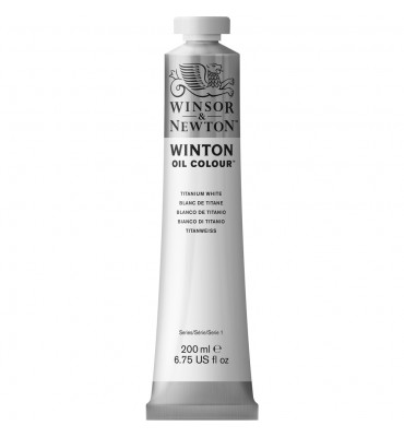 Tinta Óleo Winsor & Newton 644 Titanium White 200ml Winton