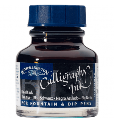 Tinta Para Caligrafia Winsor & Newton Blue Black