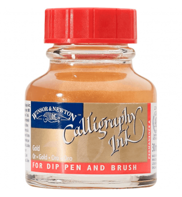 Tinta Para Caligrafia Winsor & Newton Gold 