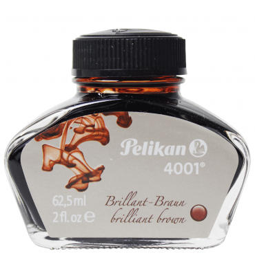 Tinta Para Caneta Tinteiro 4001 Pelikan 62,5ml Marrom