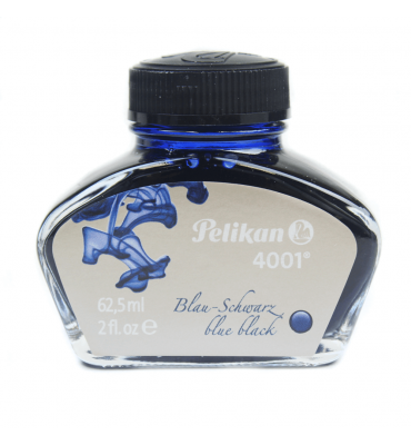 Tinta Para Caneta Tinteiro 4001 Pelikan 62,5ml Azul Preto