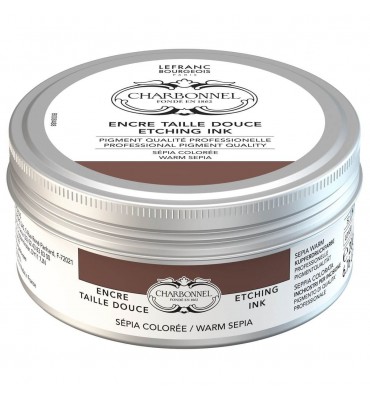 Tinta Gravura em Metal Charbonnel Warm Sepia 200ml