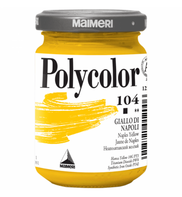Tinta Acrílica Polycolor Maimeri 140ml Naples Yellow 104