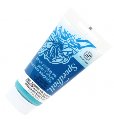 Tinta Para Xilogravura Speedball 75ml Turquesa 3509