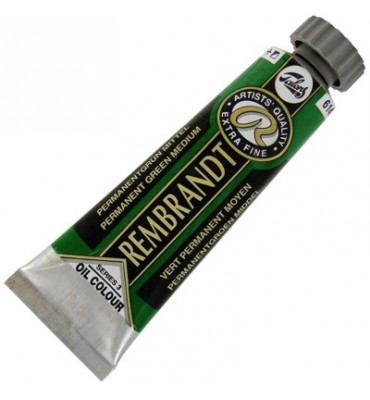 Tinta Óleo Rembrandt 15ml 614 Perm. Green Medium - Série 3