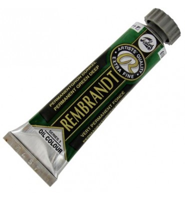 Tinta Óleo Rembrandt 15ml 619 Permanent Green Deep - Série 3