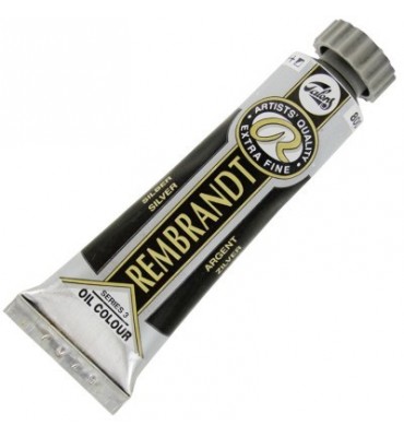 Tinta Óleo Rembrandt 15ml 800 Silver - Série 3