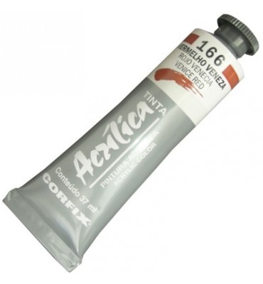 Tinta Acrílica Corfix 37ml 166 Vermelho Veneza