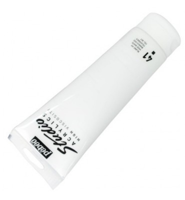 Tinta Acrílica Pébéo Studio 100ml 41 Branco Vivo