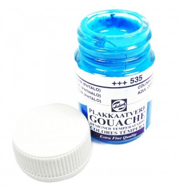 Tinta Guache Talens Para Caligrafia 535 Cerulean Blue 16ml
