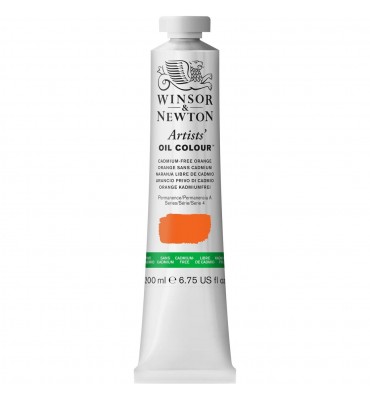 Tinta Óleo Winsor & Newton Artist 200ml S4 Cadmium Free Orange 