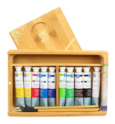 Estojo de Tinta Óleo Lefranc & Bourgeois Coffret Natura Box