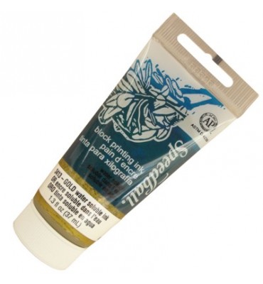 Tinta de Xilogravura Speedball 37ml Ouro 3413