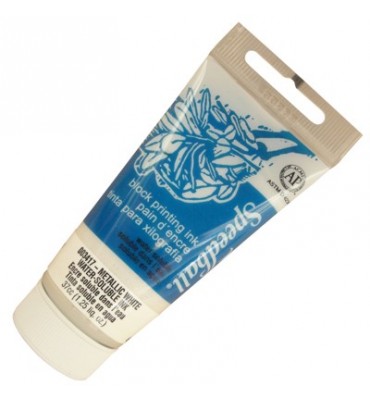 Tinta de Xilogravura Speedball 37ml Branco Metálico 3417