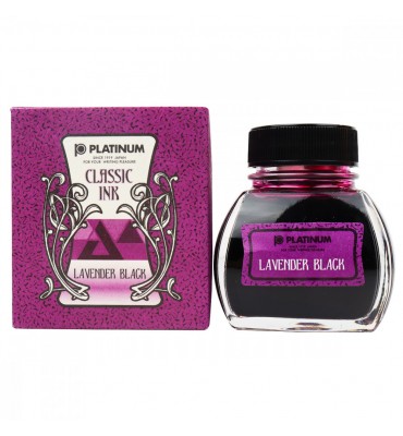 Tinta de Caneta Tinteiro Platinum Classic Lavender Black 60ml