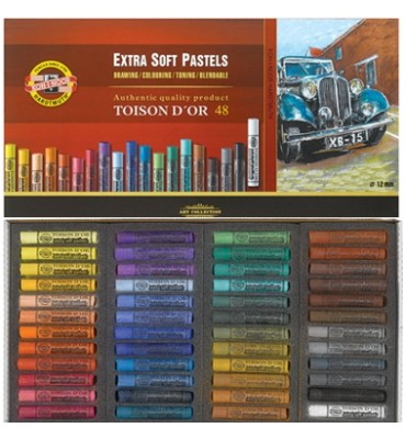 Pastel Seco Toison D’or Soft 48 Cores