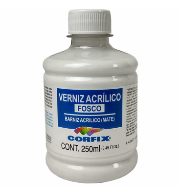Verniz Acrílico Fosco 250ml Corfix