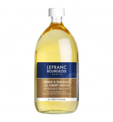 Verniz de Retoque Lefranc & Bourgeois J.G Vibert Brilhante 1 Litro